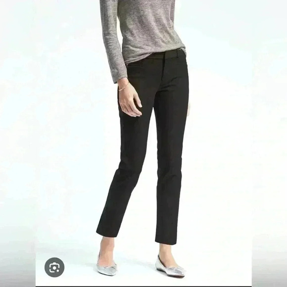 Banana Republic Sloan Slim Black Crop Pants - Picture 9 of 9
